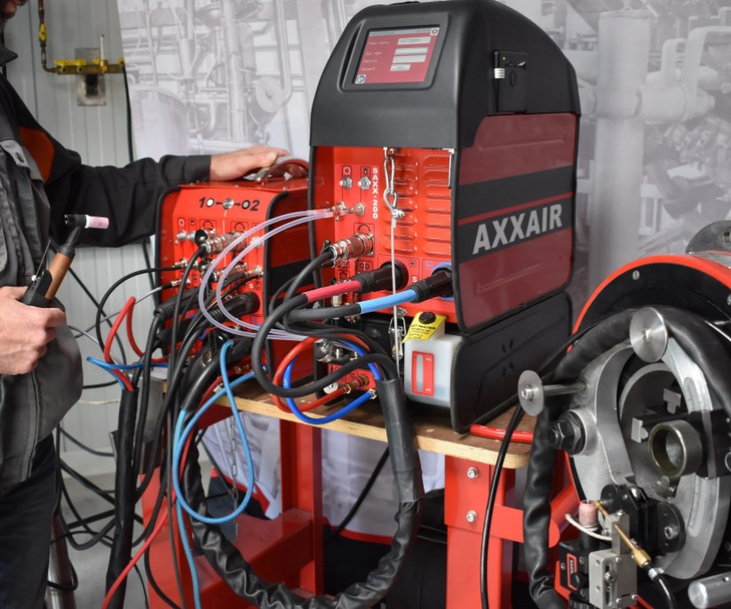 axxair rozvádzač switchbox rozvadzač AXXAIR pre pripojenie 2 zváracích hláv k jednému zdroju