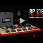 RIDGID MINI lisovací kleště RP-219 (AKU 18V), čelisti 3+1 ZDARMA RIDGID MINI lisovací kleště RP-219 (AKU 18V), čelisti 3+1 ZDARMA